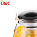 Lila claro café teteras taza juego de té vidrio